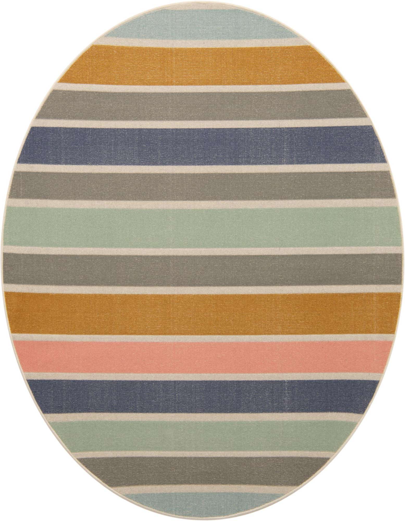 7' x 7' Lotus Round Rug