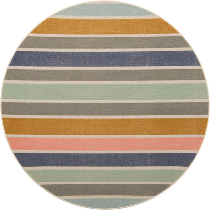 Detail image of 7' x 7' Lotus Round Rug