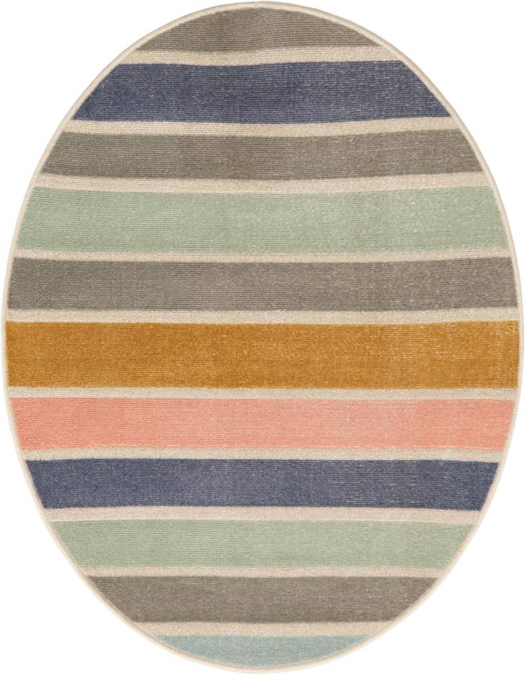 Detail image of 3' 3 x 3' 3 Lotus Round Rug