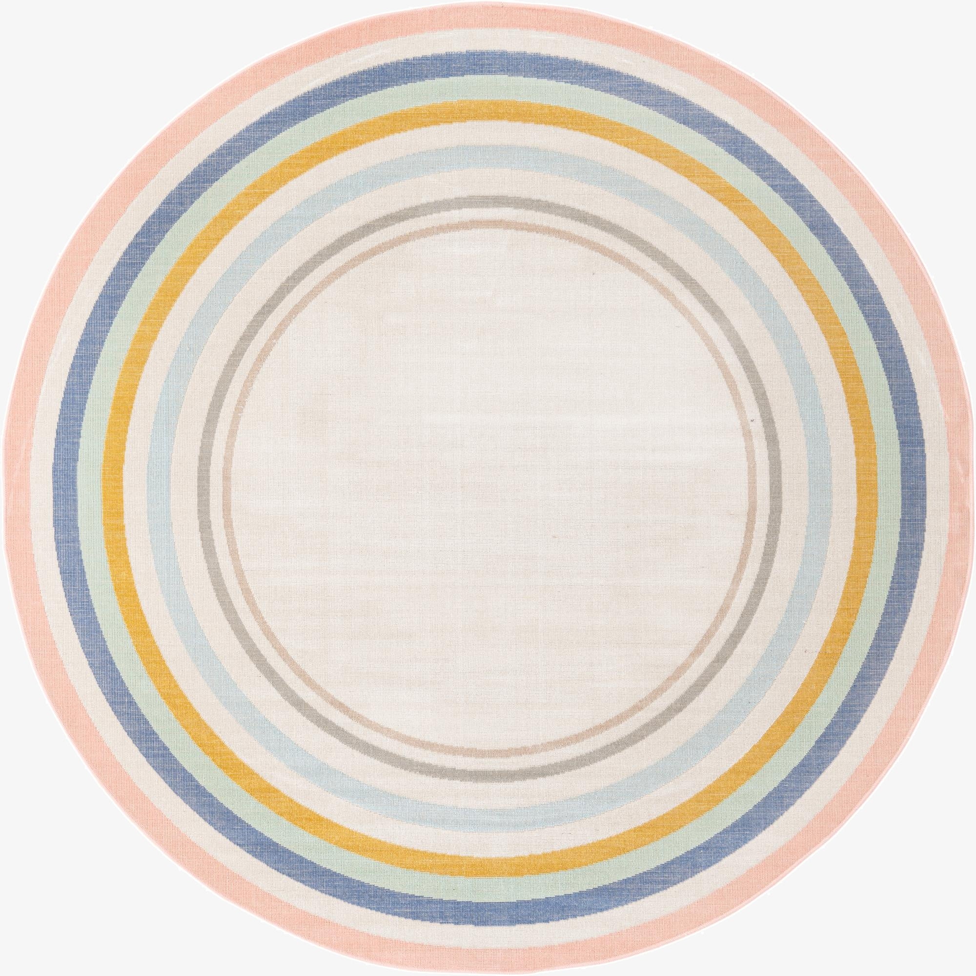 5' 3 x 5' 3 Lotus Round Rug