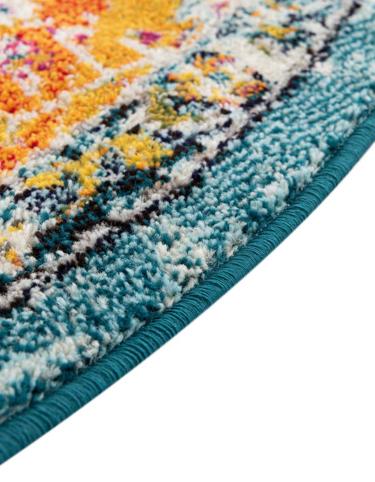 Detail image of 5' 3 x 5' 3 Madeline Round Rug