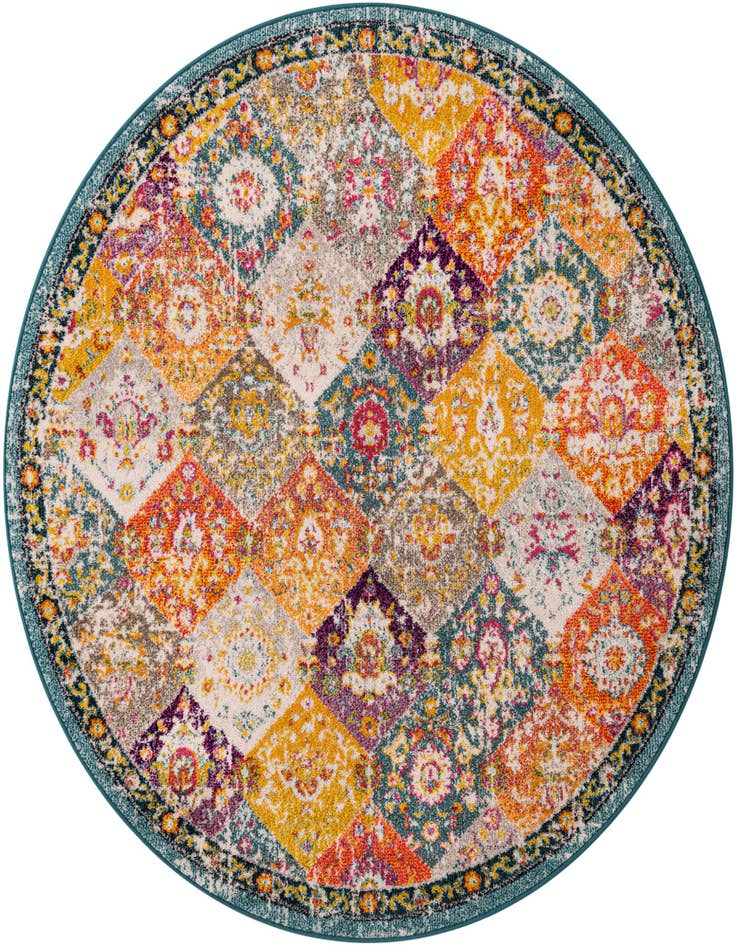 Detail image of 6' x 6' Madeline Round Rug