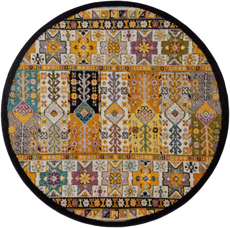 Detail image of 5' 3 x 5' 3 Madeline Round Rug