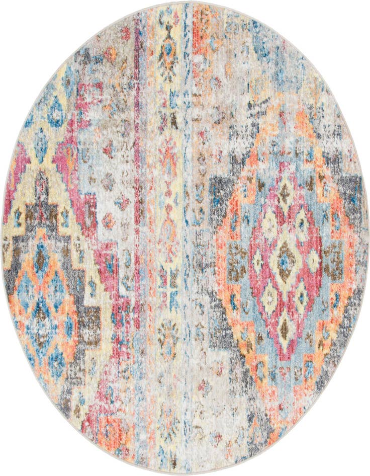 Detail image of 5' x 5' Madrid Round Rug