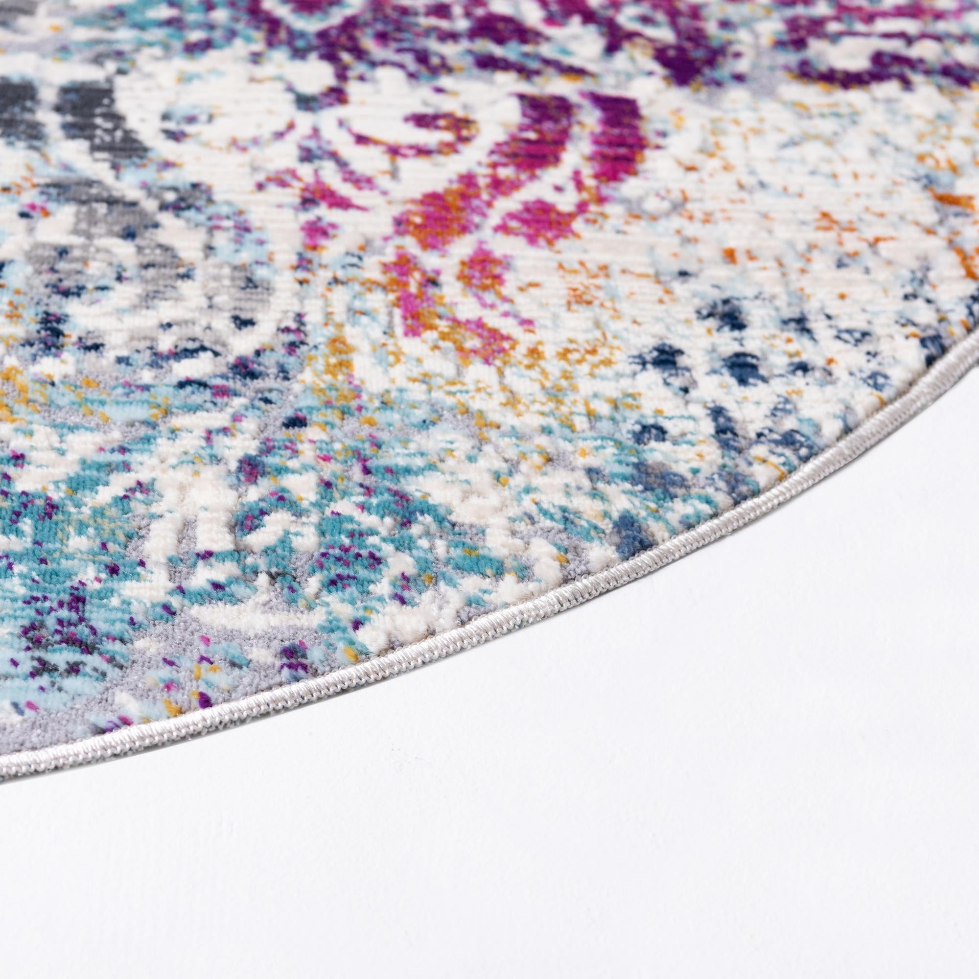 3' 7 x 3' 7 Malibu Round Rug
