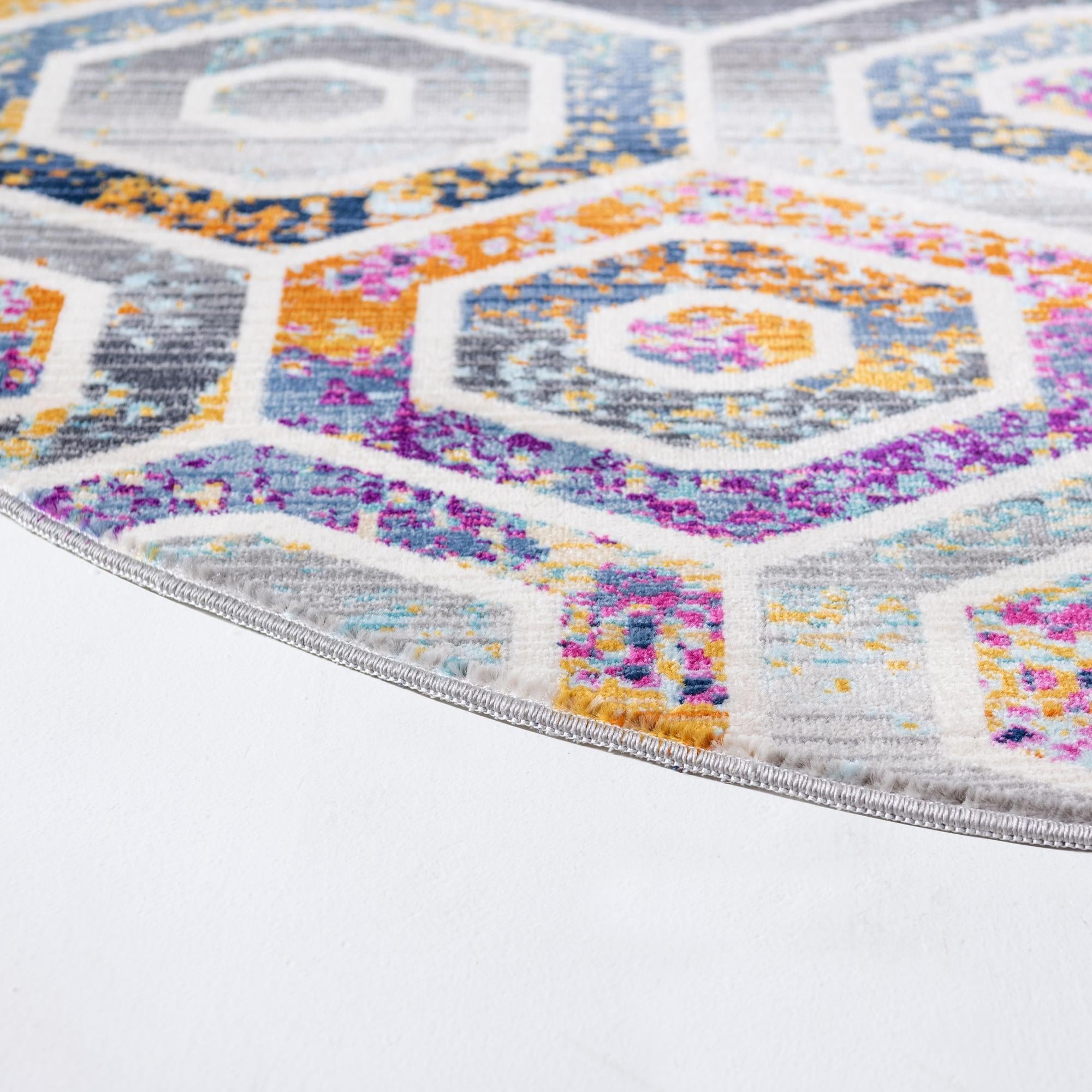 3' 7 x 3' 7 Malibu Round Rug