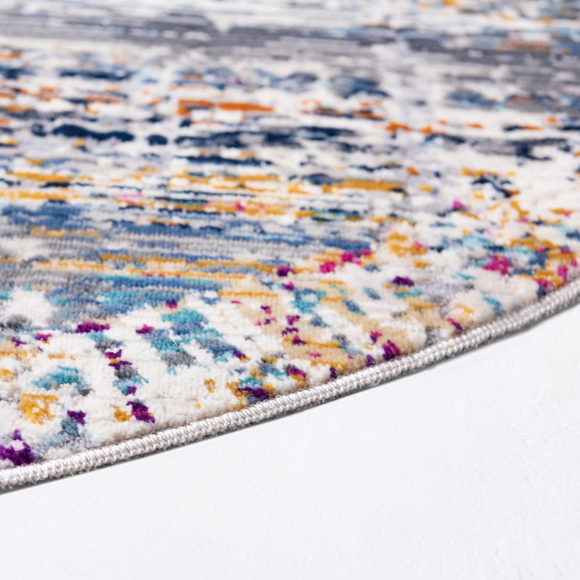 3' 7 x 3' 7 Malibu Round Rug