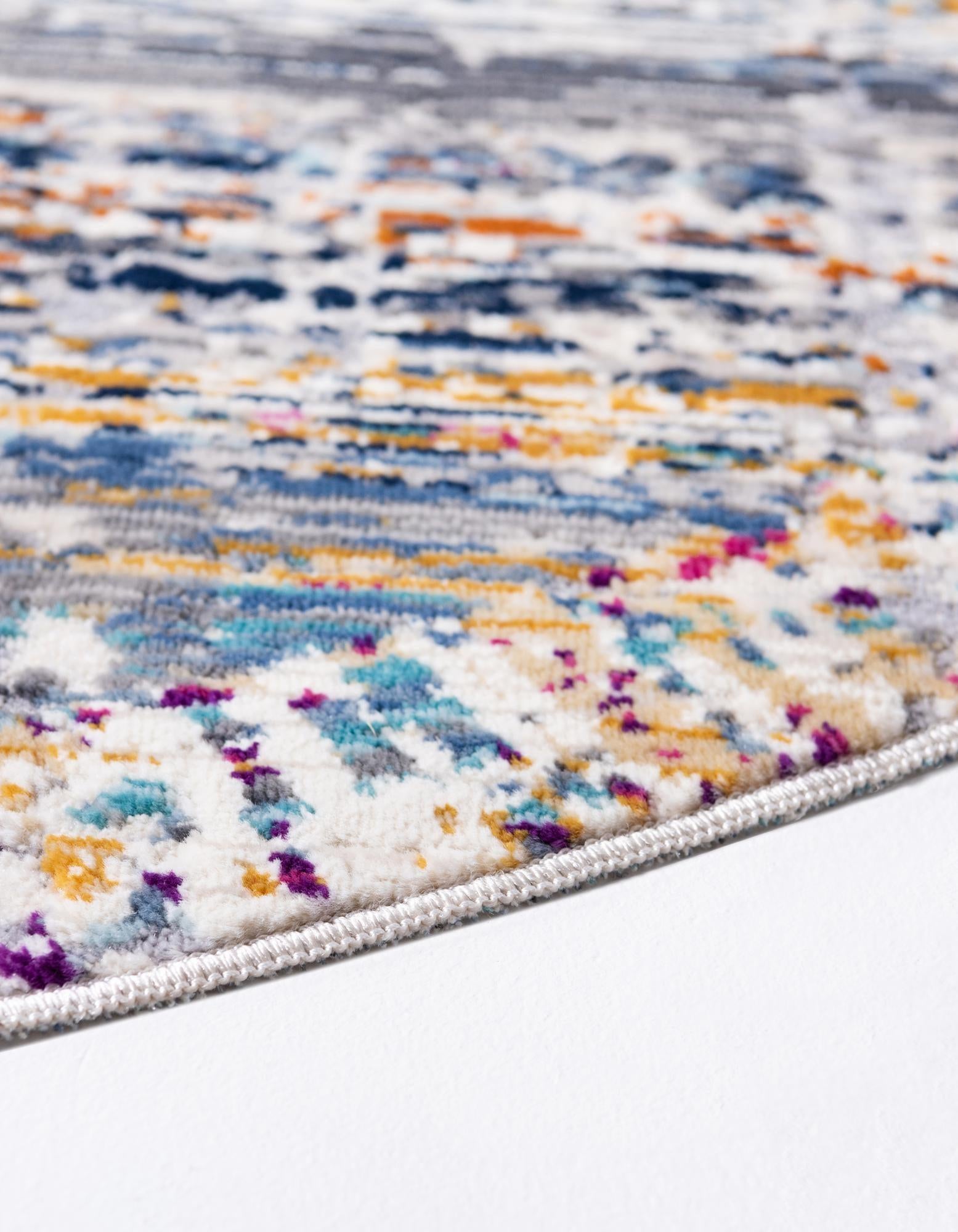 3' 7 x 3' 7 Malibu Round Rug