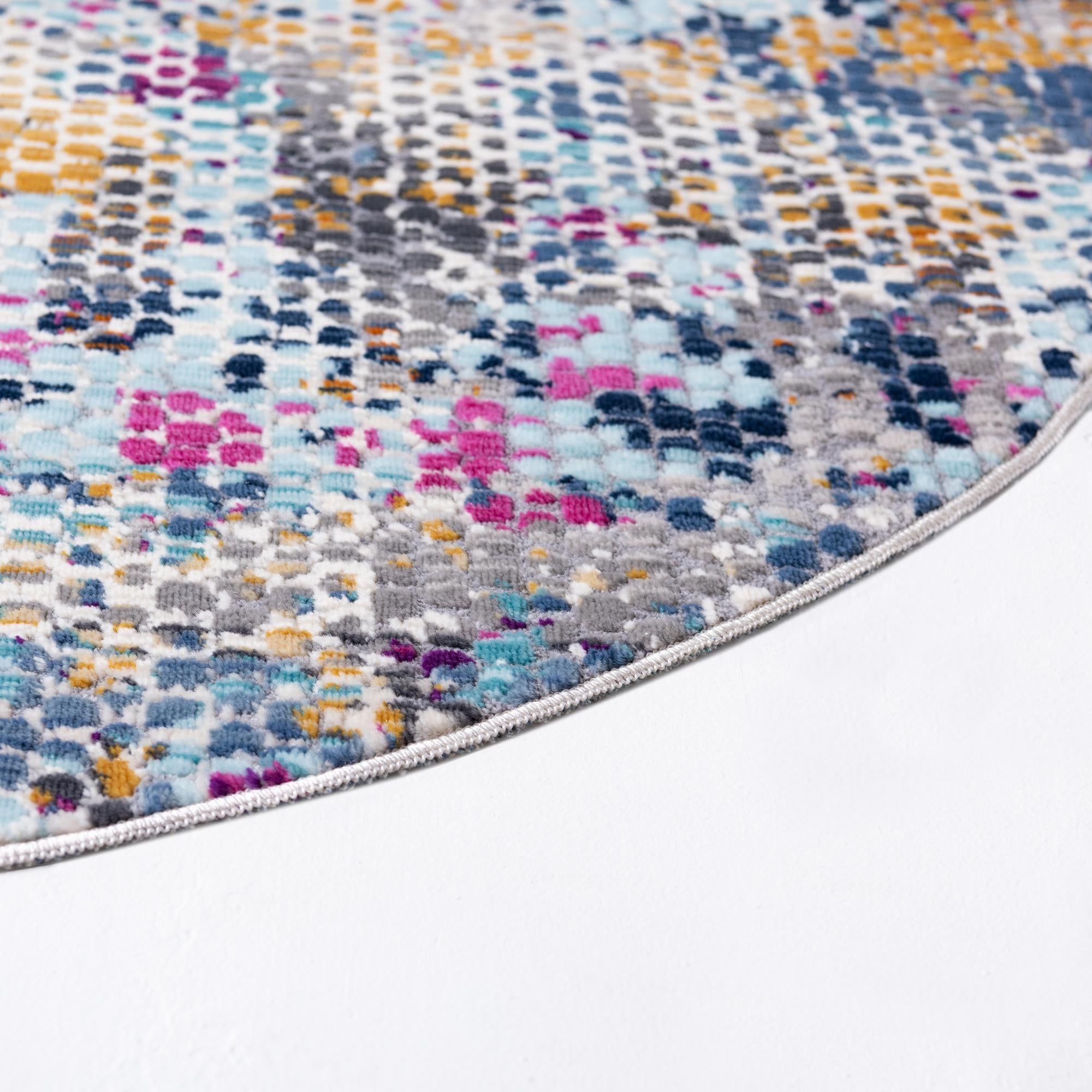 3' 7 x 3' 7 Malibu Round Rug