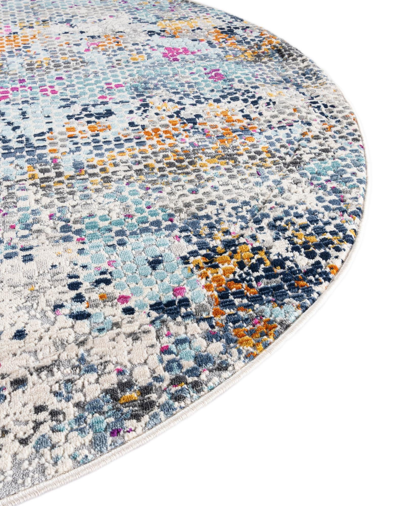 3' 7 x 3' 7 Malibu Round Rug