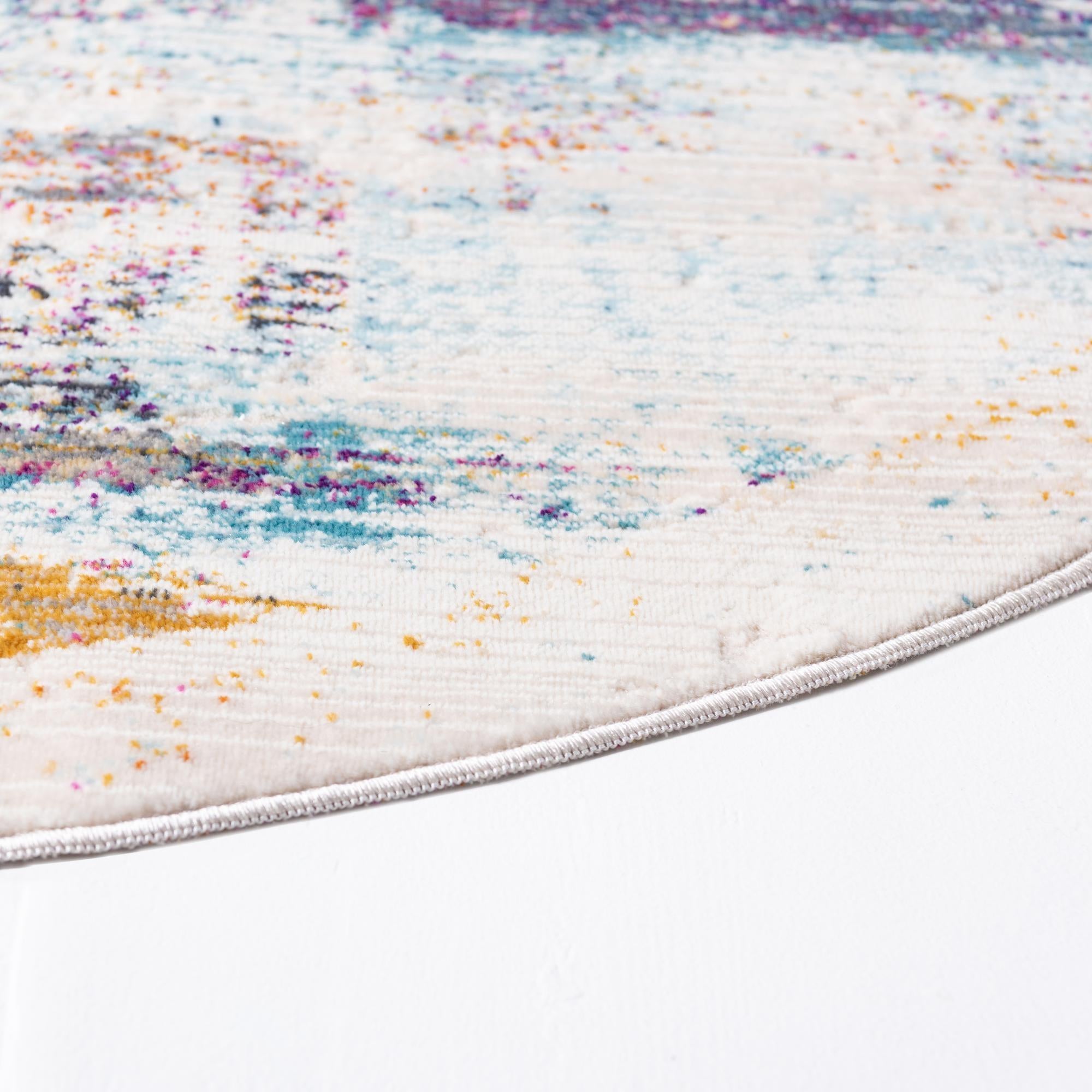 3' 7 x 3' 7 Malibu Round Rug