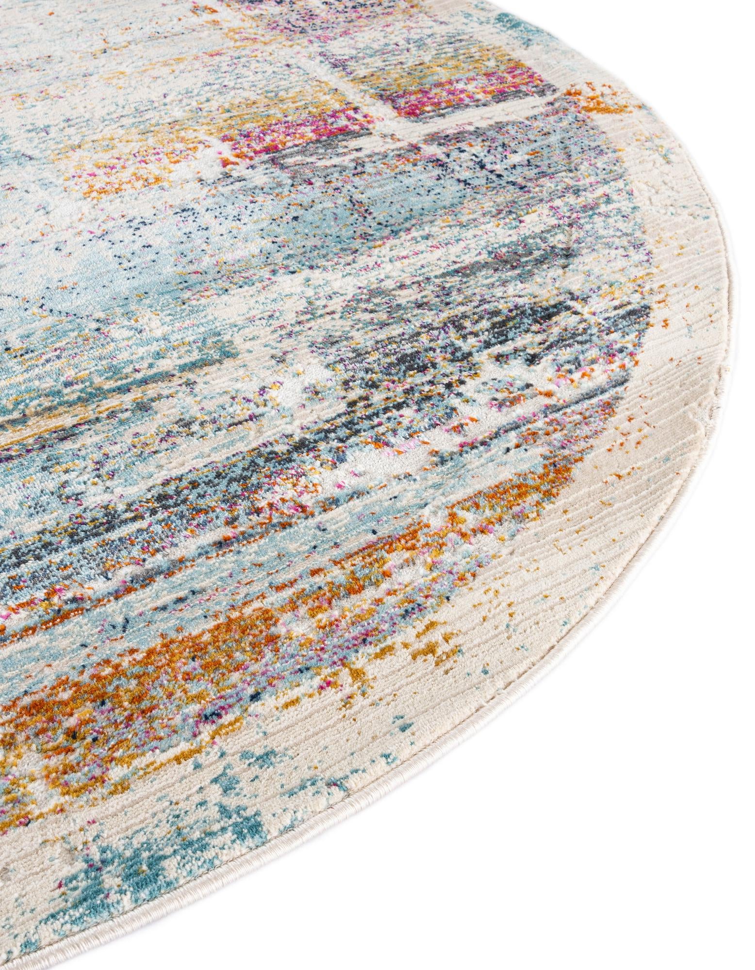 3' 7 x 3' 7 Malibu Round Rug