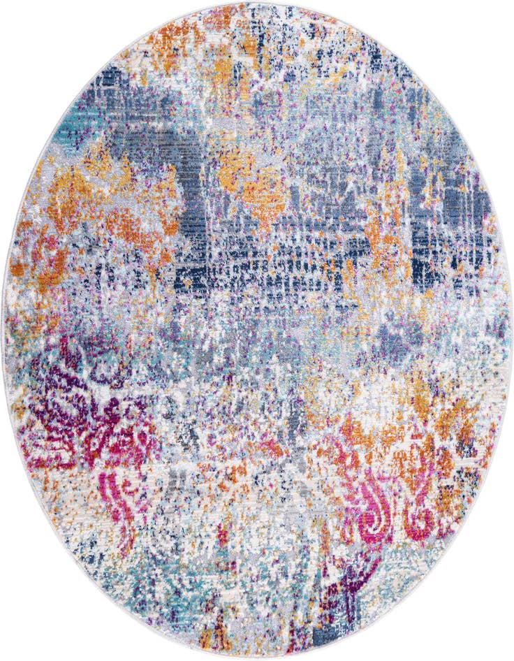 Detail image of 3' 7 x 3' 7 Malibu Round Rug