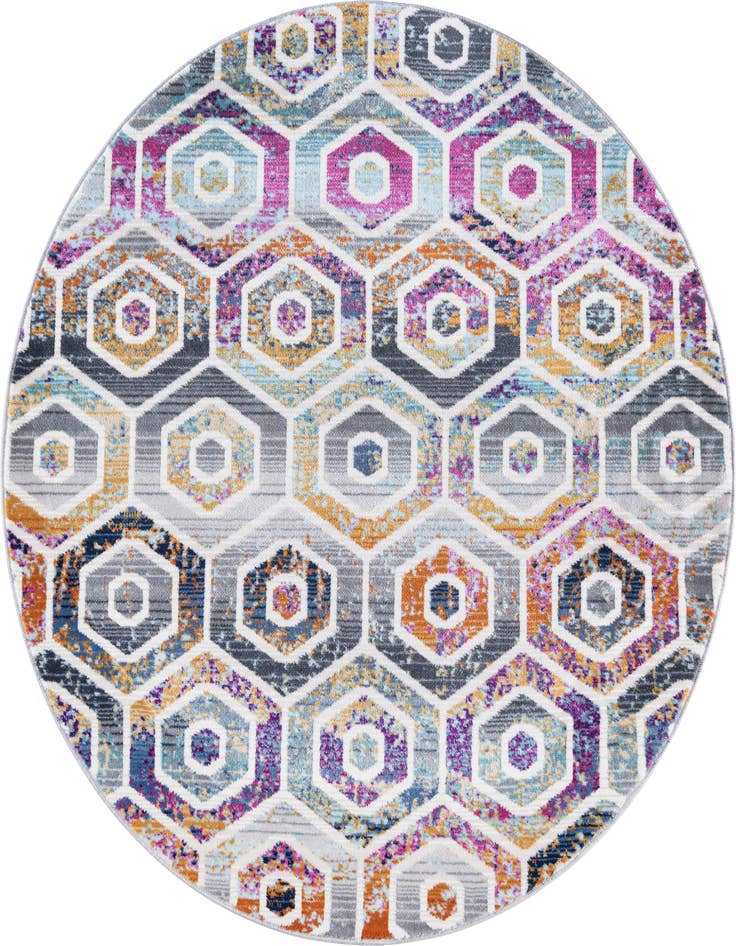 Detail image of 3' 7 x 3' 7 Malibu Round Rug