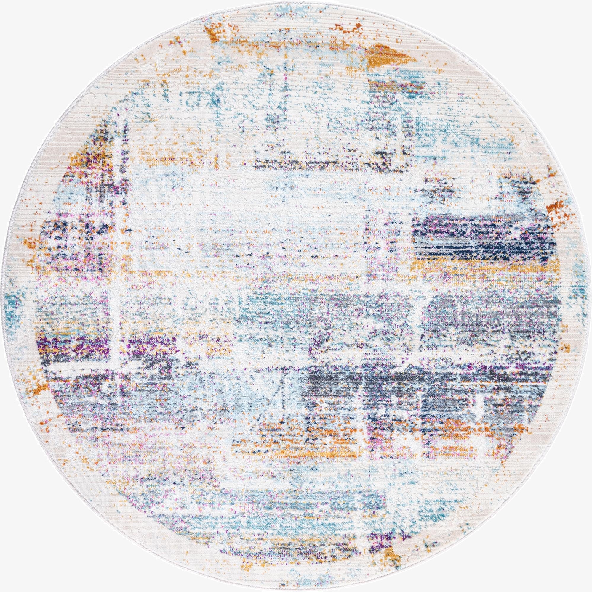 3' 7 x 3' 7 Malibu Round Rug