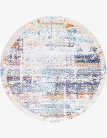 3' 7 x 3' 7 Malibu Round Rug