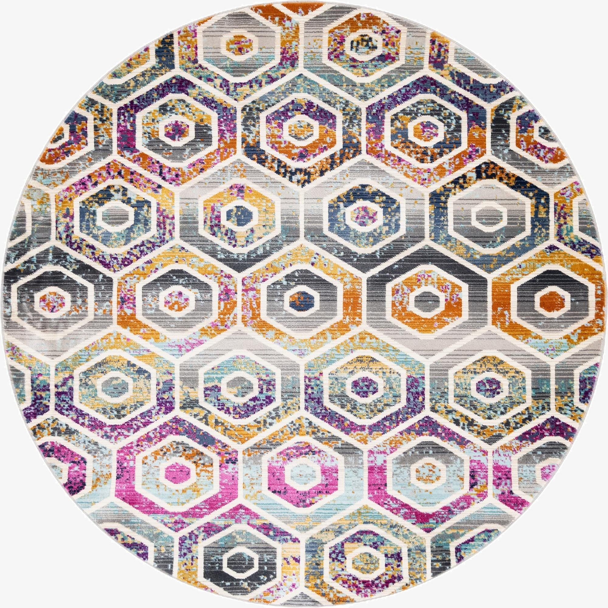 Primary image 5' 2 x 5' 2 Malibu Round Rug