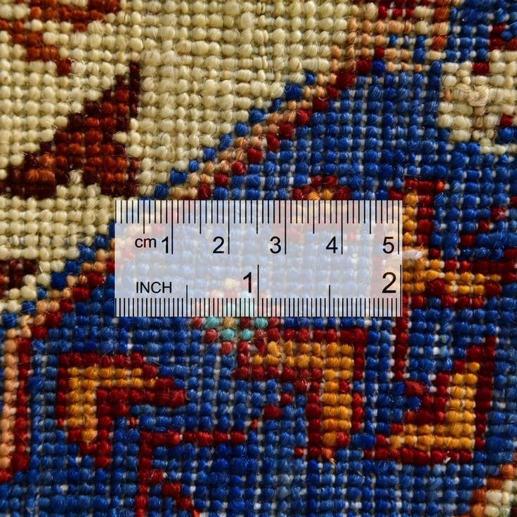 Detail image of 6' 5 x 6' 6 Hand Knotted Mamluk Ziegler Round Rug