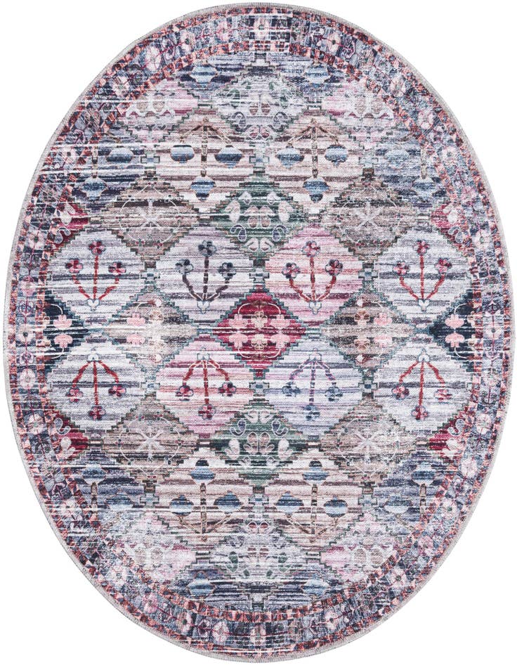 Detail image of 4' x 4' Washable Mangata Round Rug