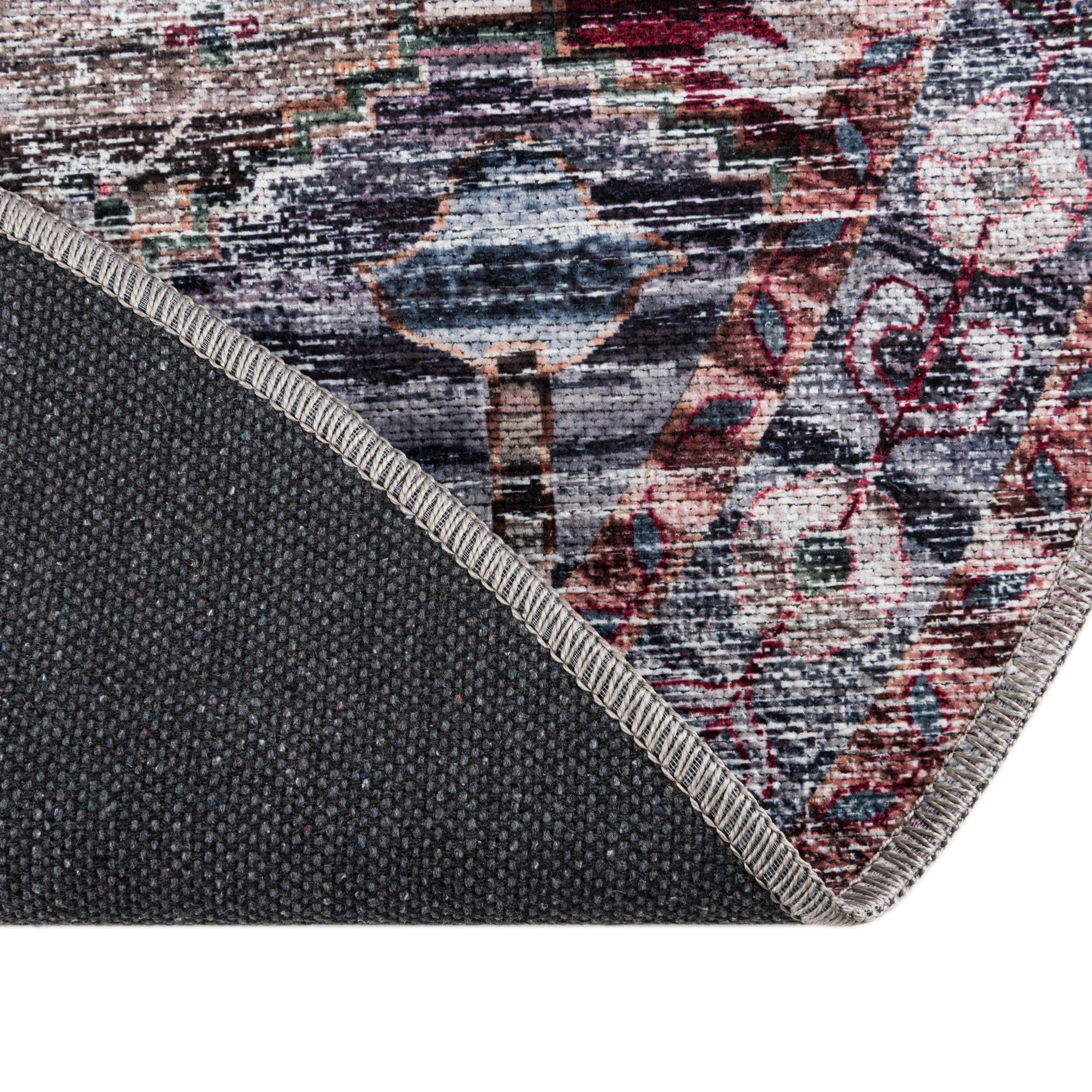 7' 3 x 7' 3 Washable Mangata Round Rug