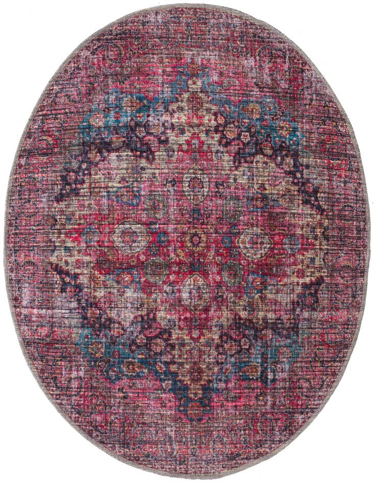 Detail image of 4' x 4' Washable Mangata Round Rug