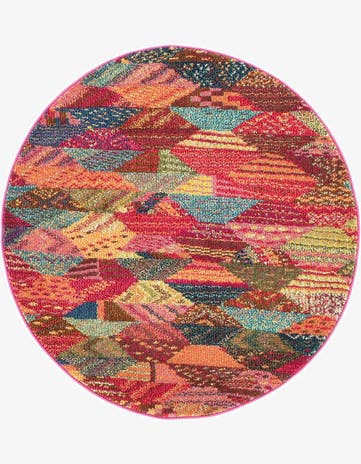 Washable Mesa Round Rug