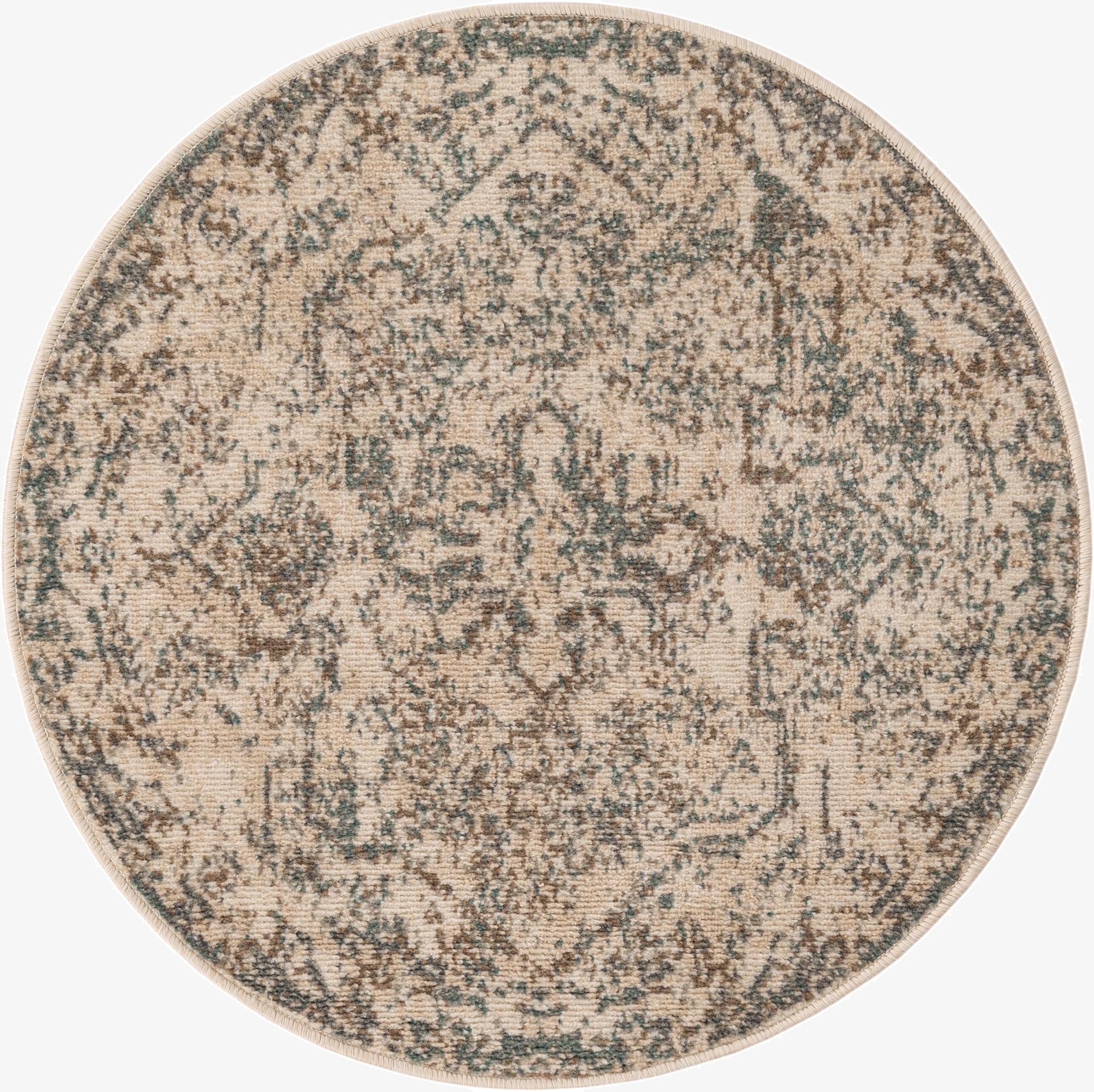 3' 3 x 3' 3 Mojave Round Rug