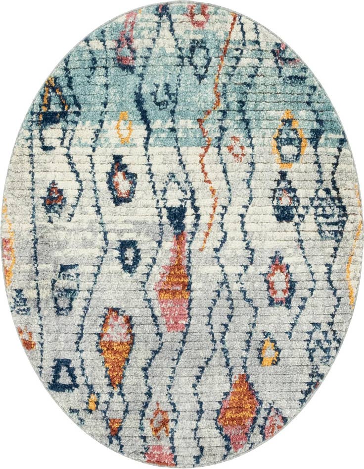 Detail image of 4' x 4' Morocco Round Rug