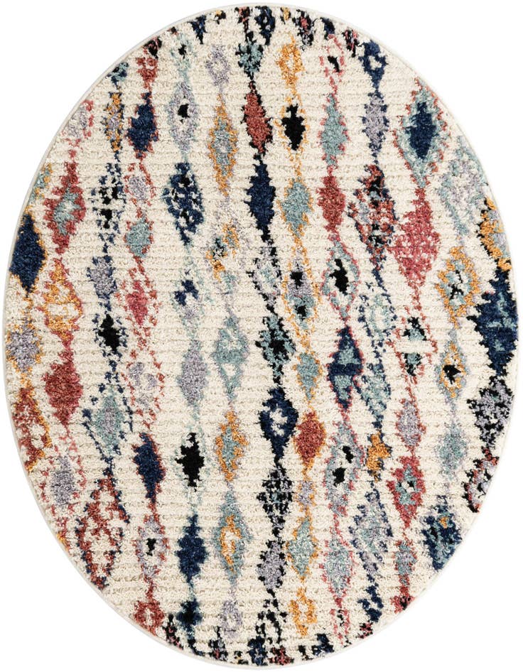 Detail image of 4' x 4' Morocco Round Rug