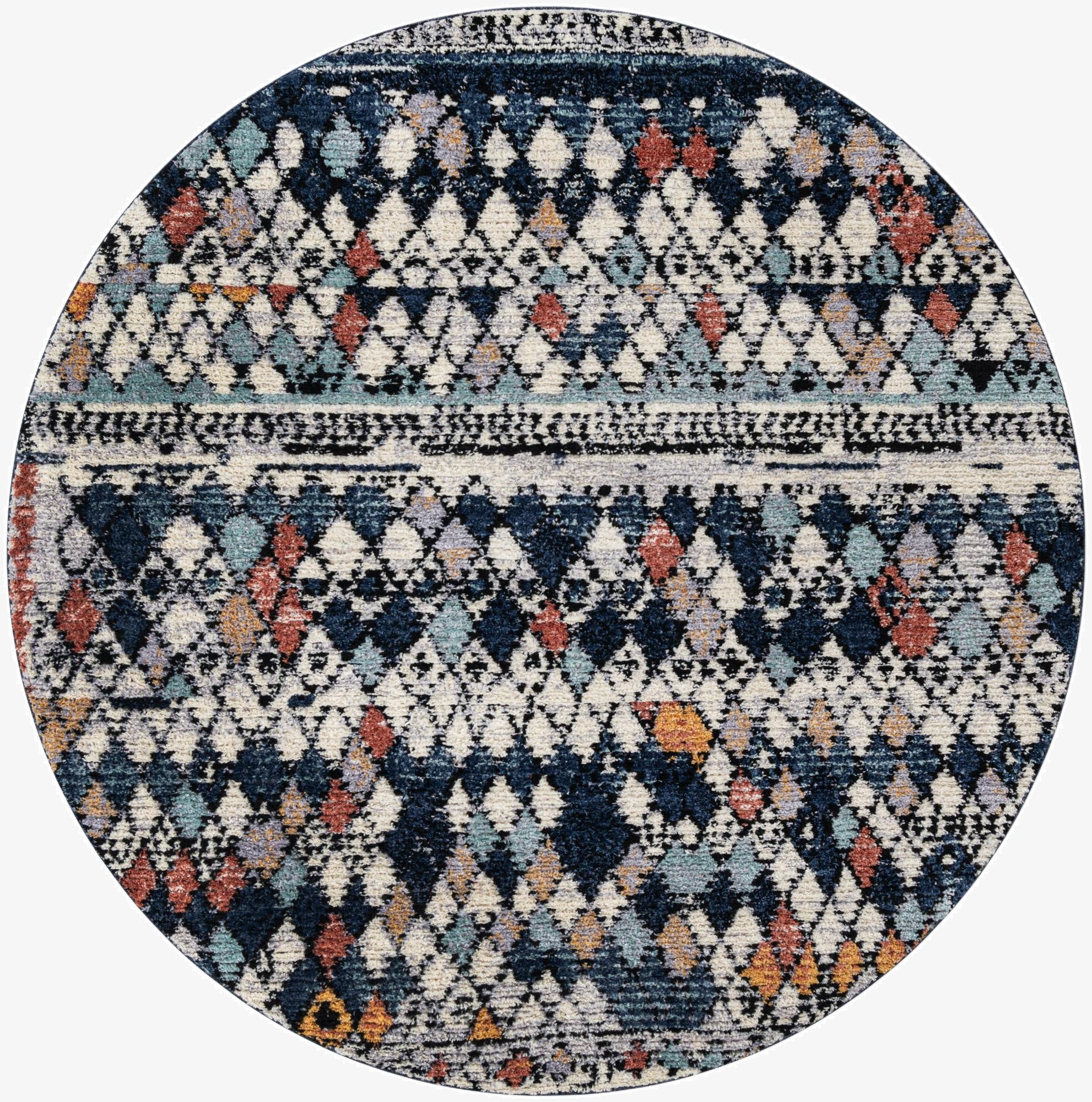 7' 10 x 7' 10 Morocco Round Rug