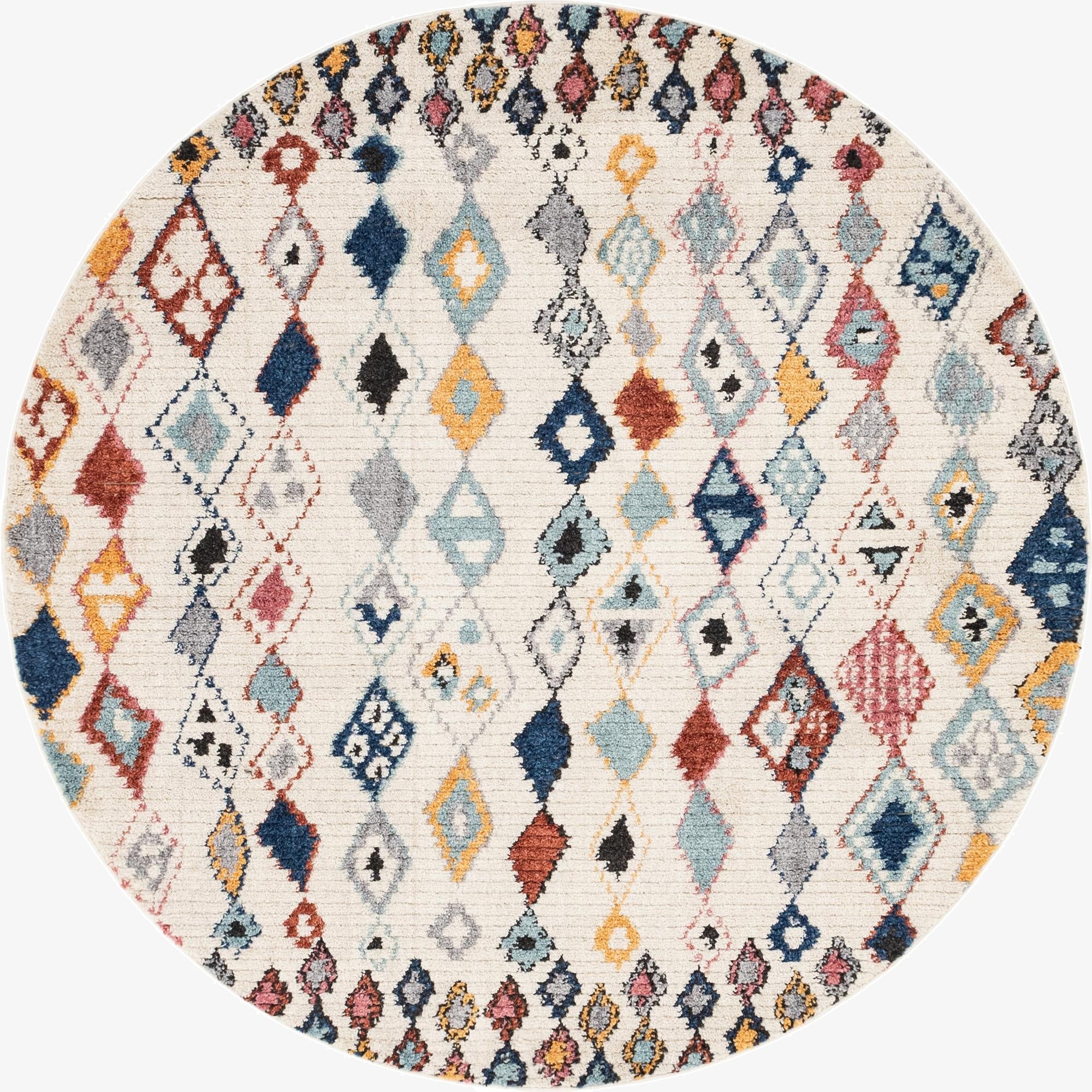 7' x 7' Morocco Round Rug
