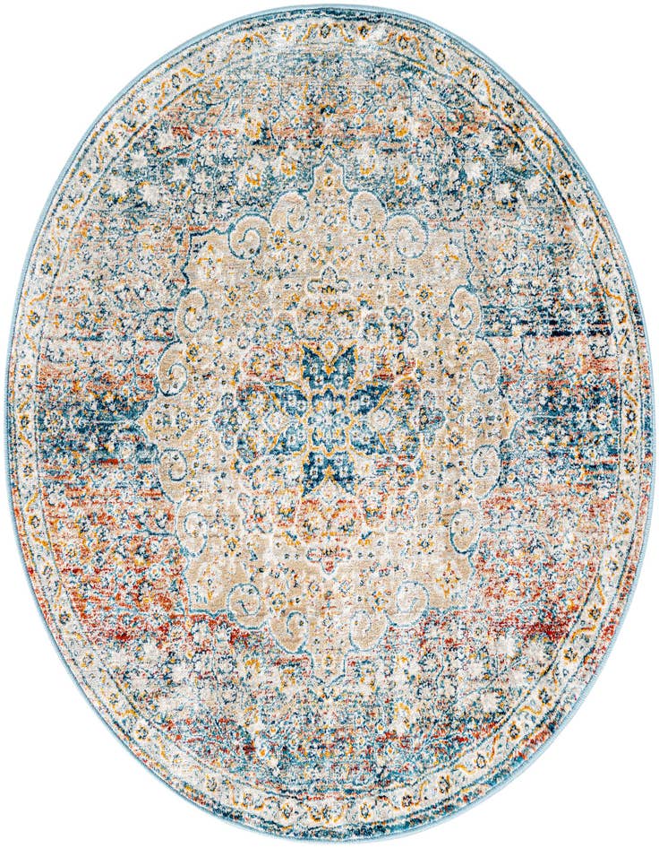 Detail image of 4' x 4' Newport Round Rug