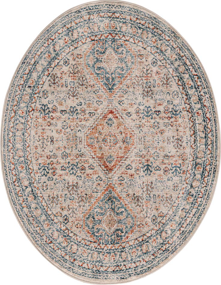 Detail image of 4' x 4' Newport Round Rug