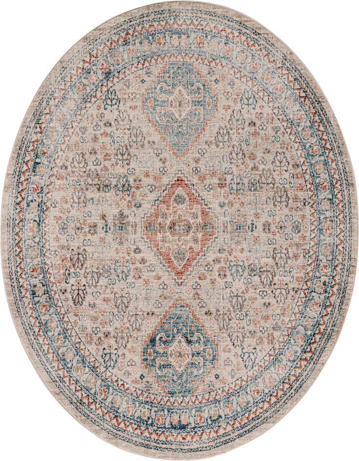 Detail image of 7' x 7' Newport Round Rug