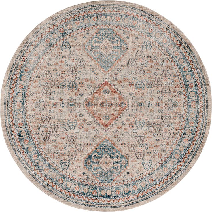 Detailansicht von 215cm x 215cm Newport Rund Teppich