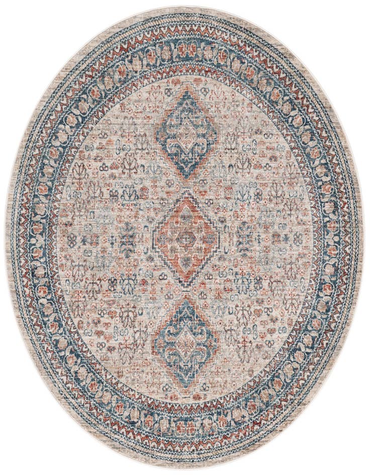 Detail image of 6' x 6' Newport Round Rug