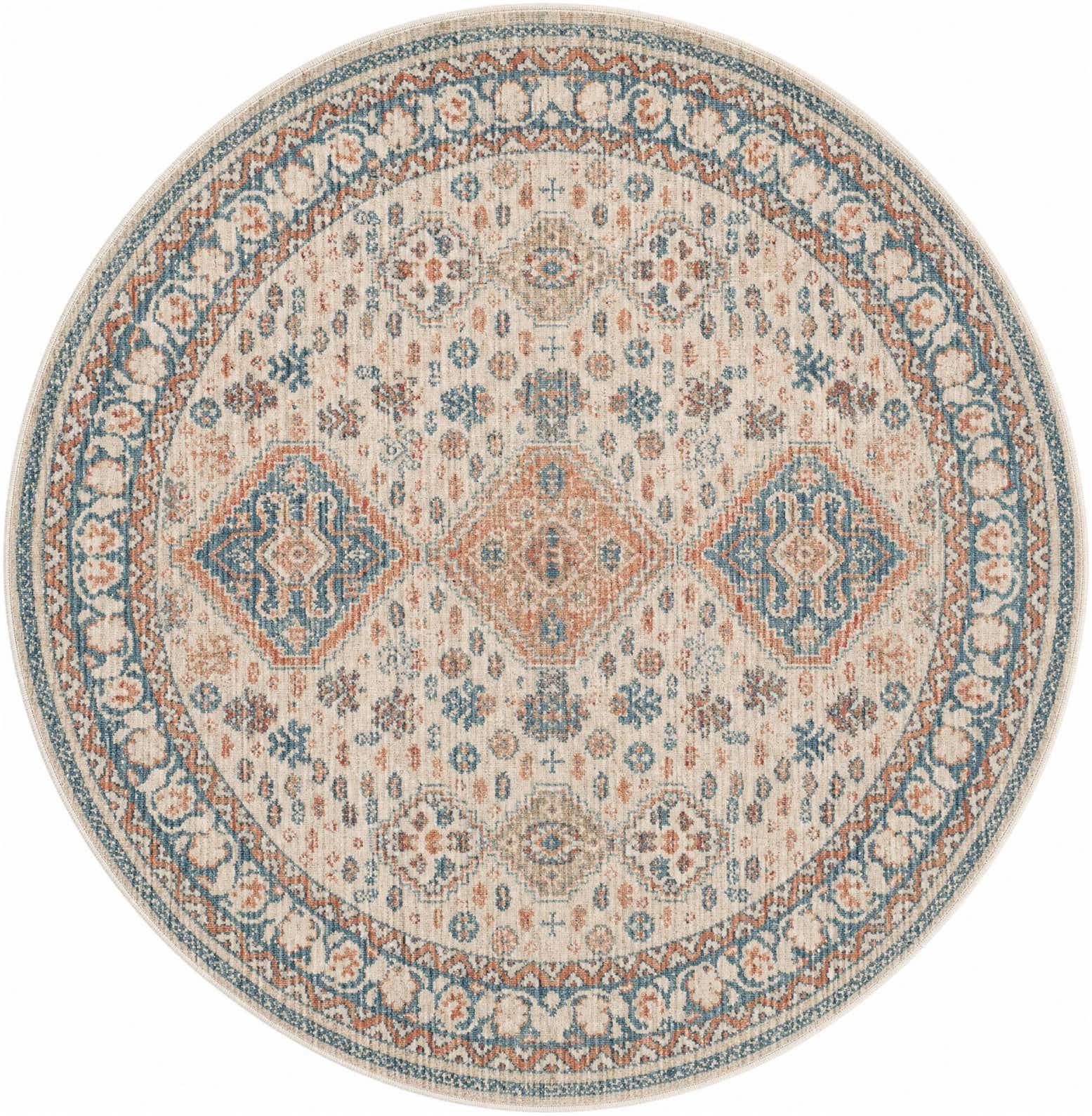 3' 3 x 3' 3 Newport Round Rug