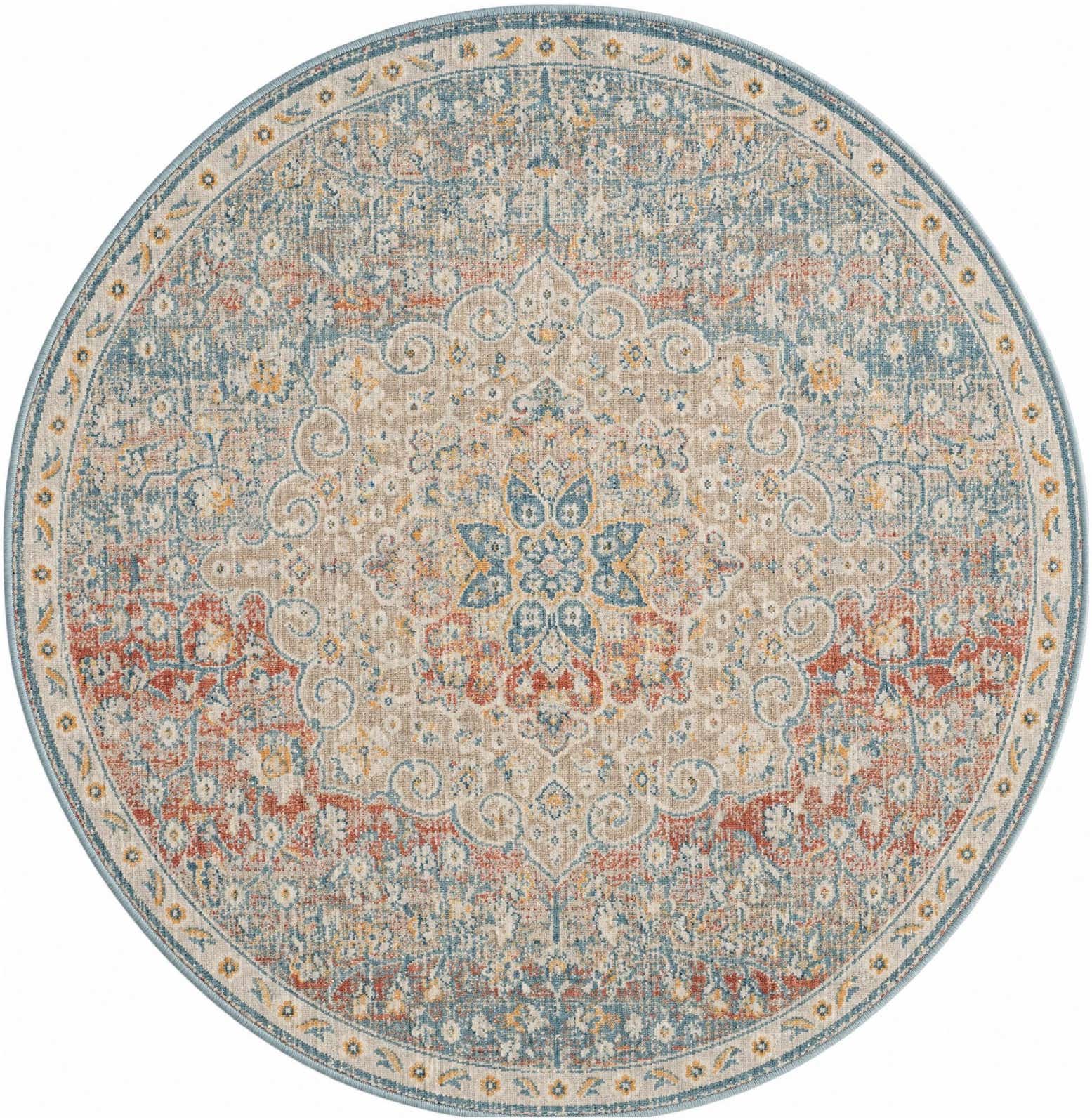 3' 3 x 3' 3 Newport Round Rug