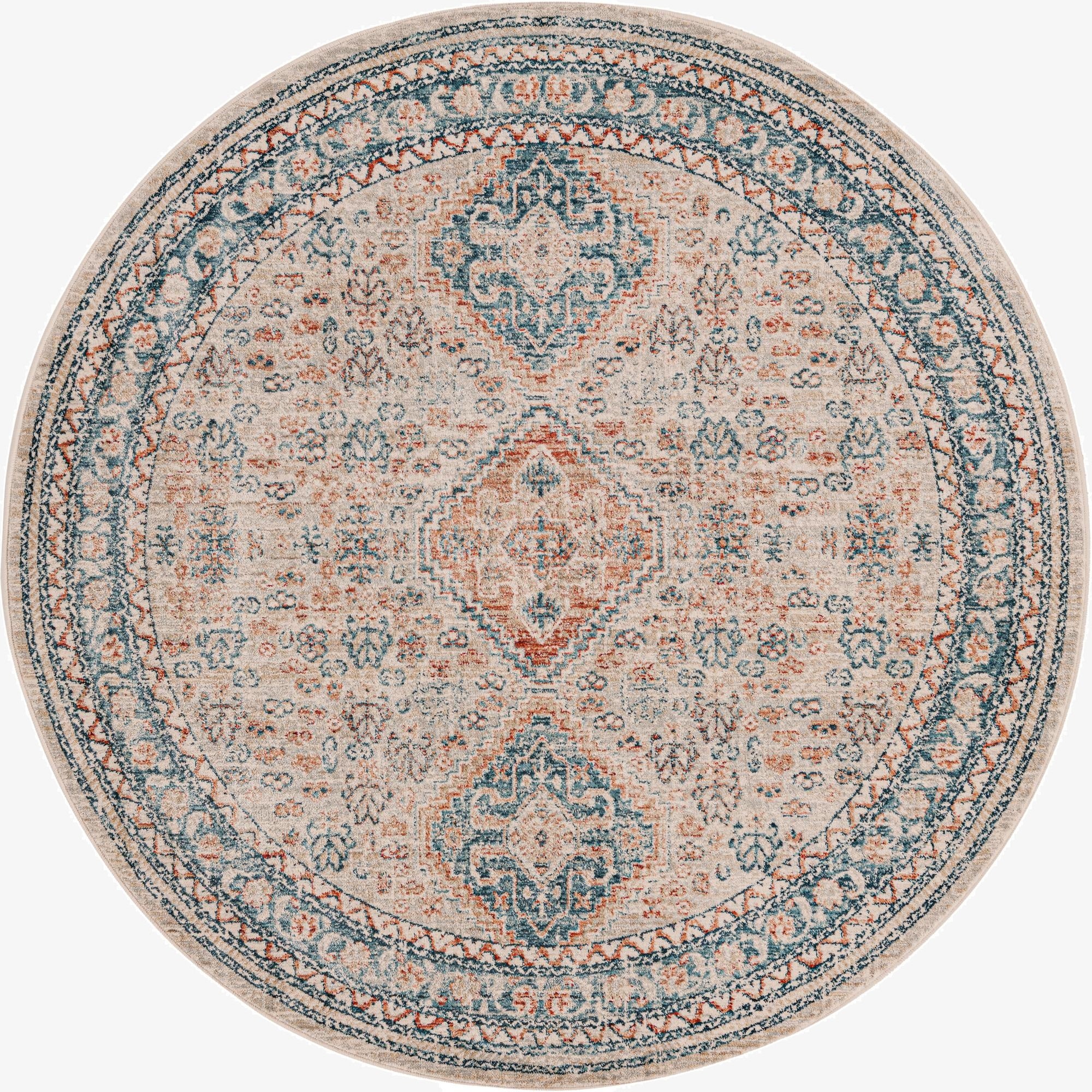 5' 3 x 5' 3 Newport Round Rug