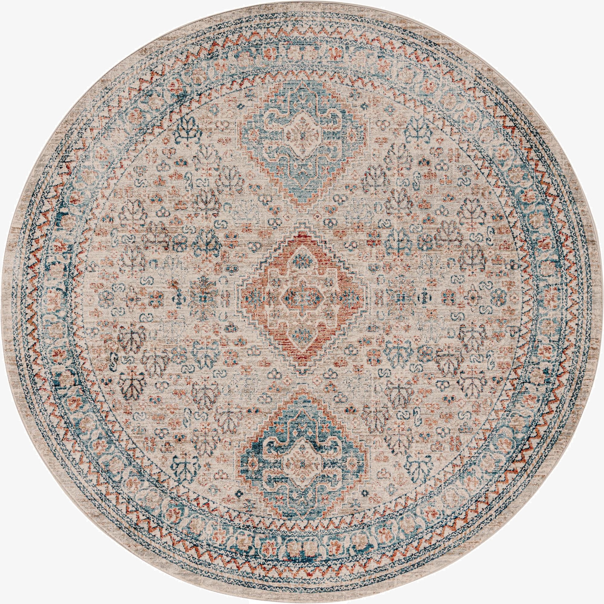Primary image 7' x 7' Newport Round Rug