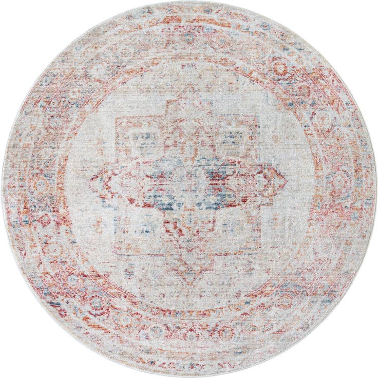 Detailansicht von 115cm x 115cm Noble Rund Teppich