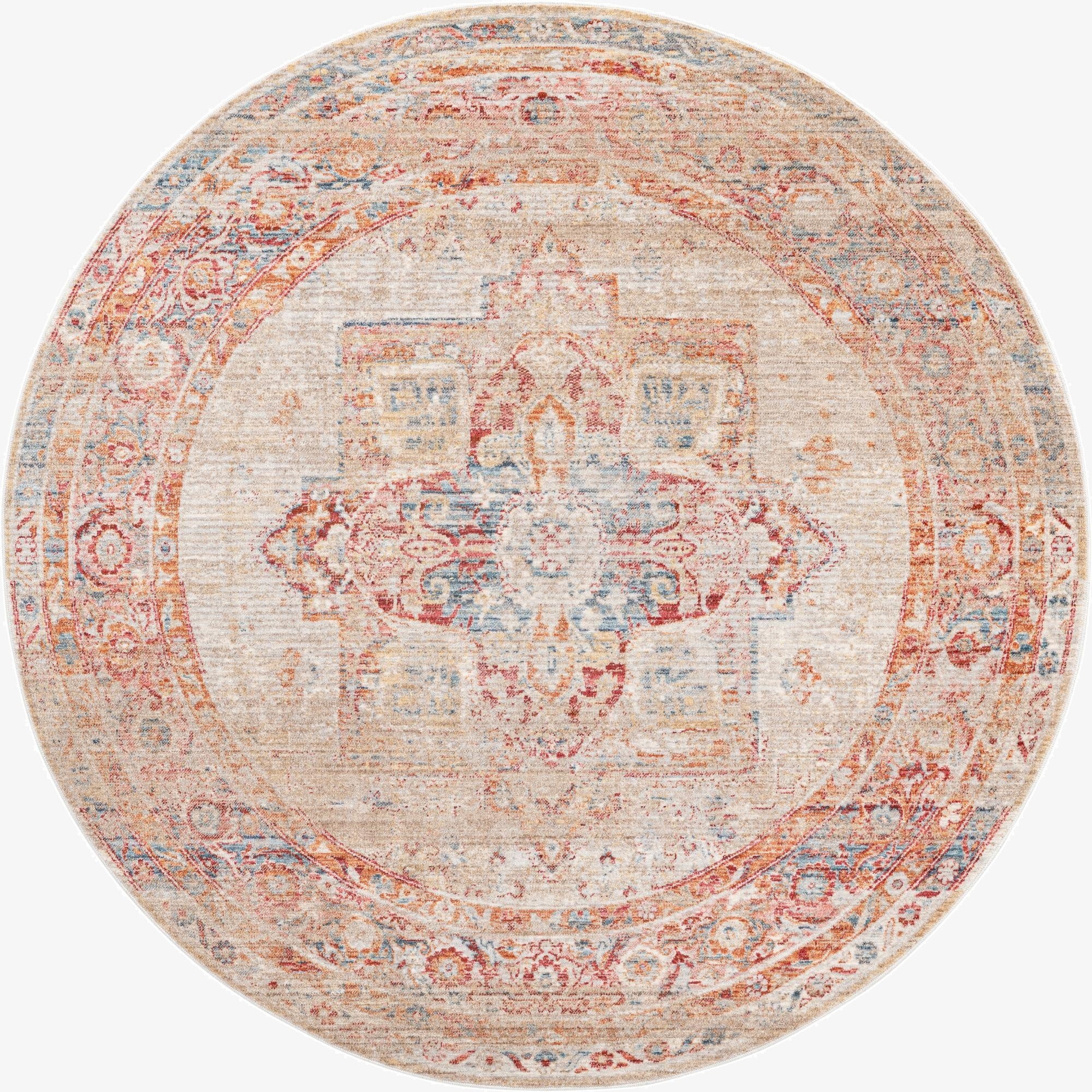 3' 3 x 3' 3 Noble Round Rug