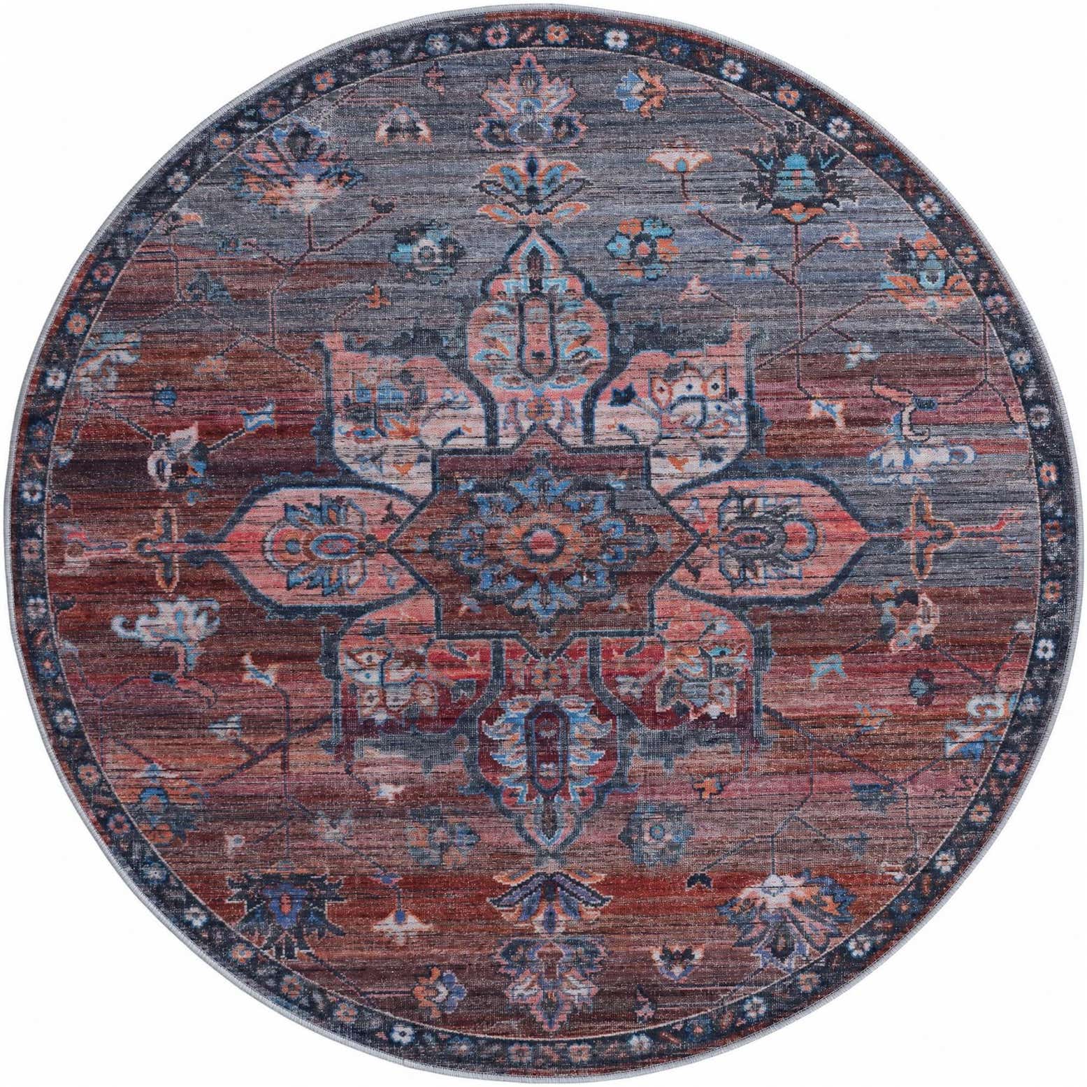 185cm x 185cm Nostalgia Tapis Rond
