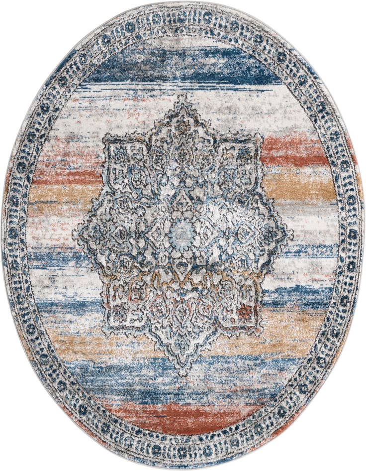 Detail image of 5' 3 x 5' 3 Nyla Round Rug