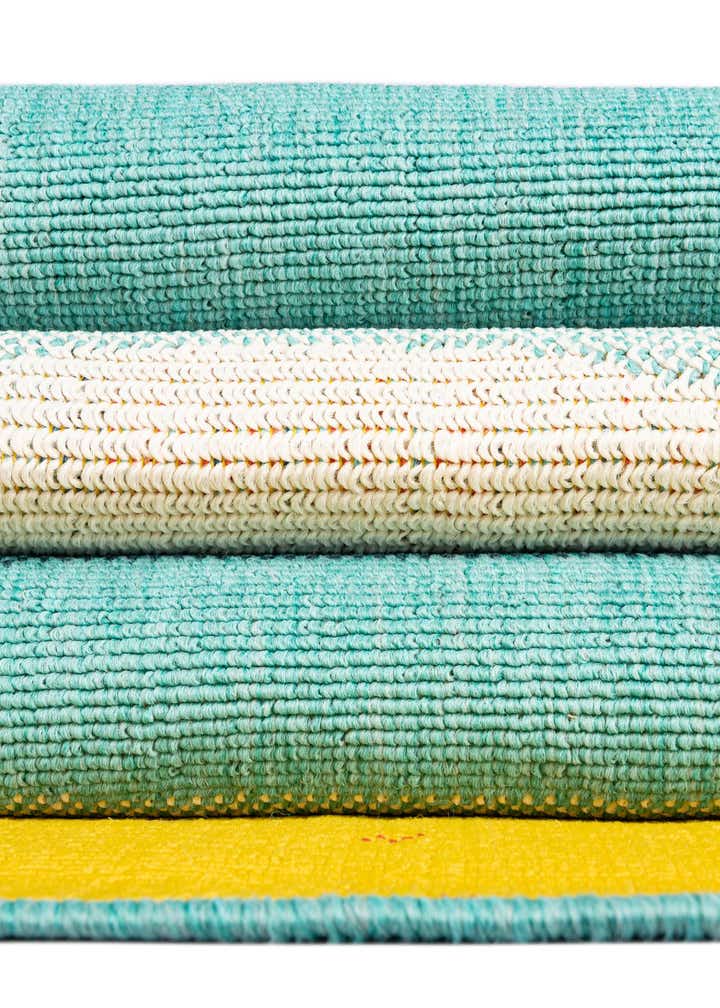3' x 3' Easy-Clean Coastal Indoor / Outdoor Round Rug