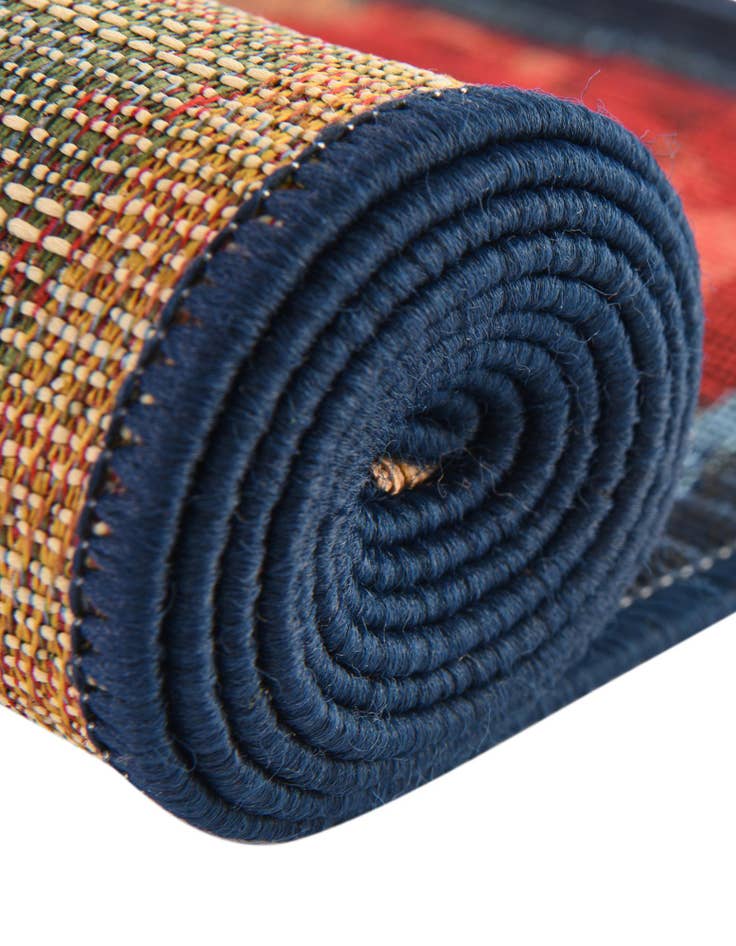 Detail image of 8' x 8'  Washable Modern Indoor / Outdoor Round Rug