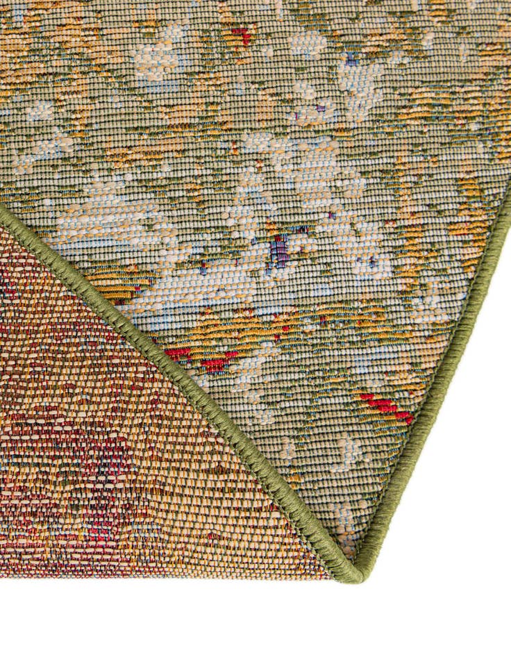 Detail image of 8' x 8' Easy-Clean Modern Indoor / Outdoor Round Rug