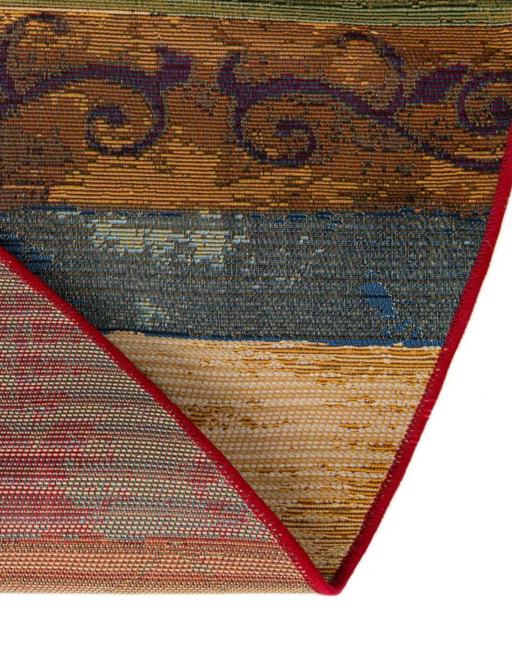 8' x 8' Easy-Clean Modern Indoor / Outdoor Round Rug