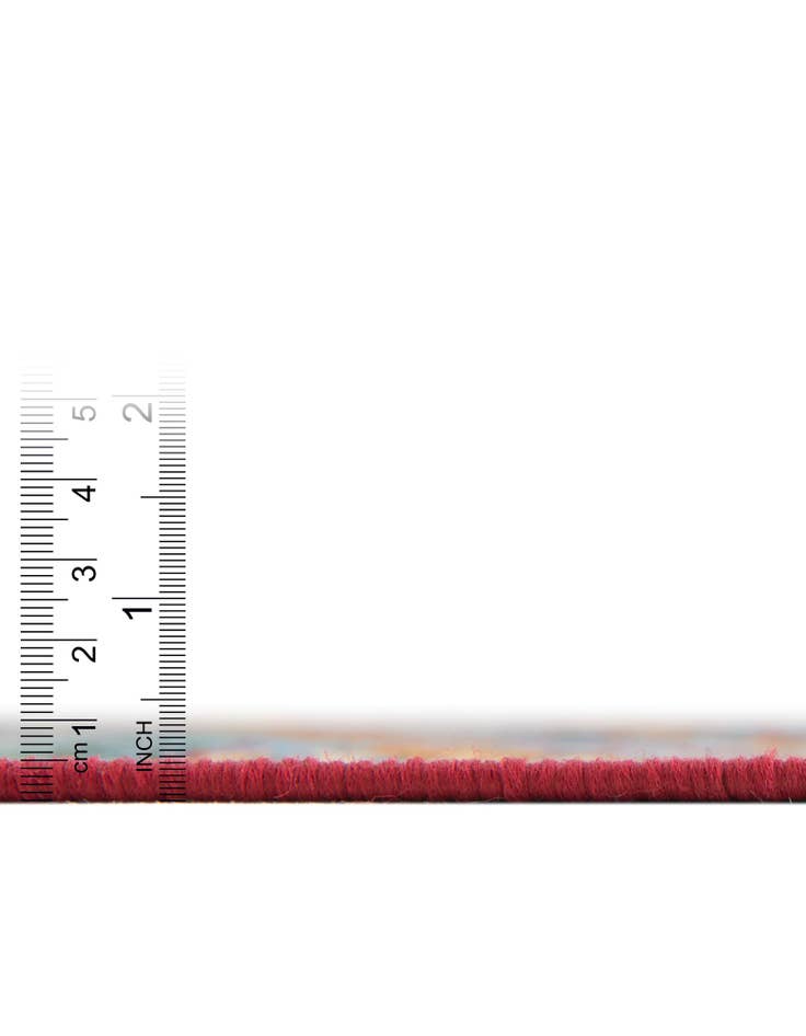 Detail image of 6' x 6' Easy-Clean Modern Indoor / Outdoor Round Rug