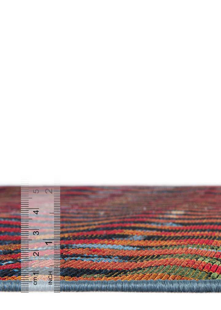 8' x 8' Easy-Clean Modern Indoor / Outdoor Round Rug